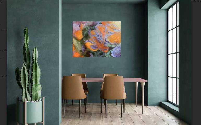 Original Abstract Expressionism Abstract Painting by Lillyanna Walker