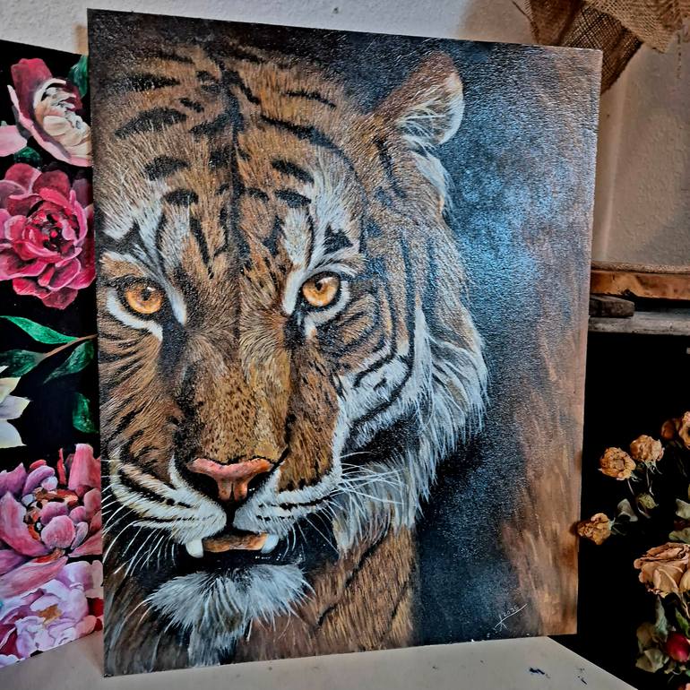 Original Photorealism Animal Drawing by Silke Schuler