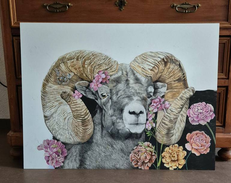 Original Realism Animal Painting by Silke Schuler
