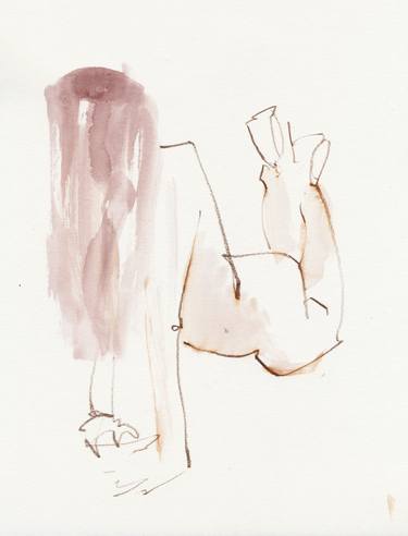 Print of Figurative Nude Drawings by James Rose