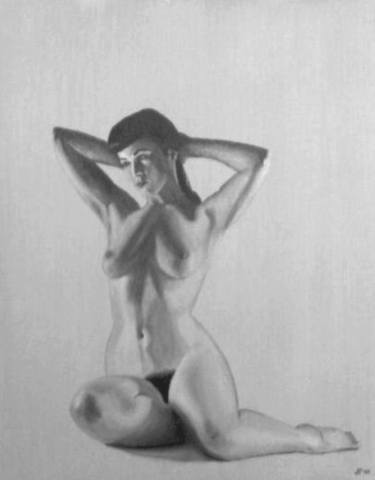 Original Figurative Nude Paintings by Yuzuf Lisboa