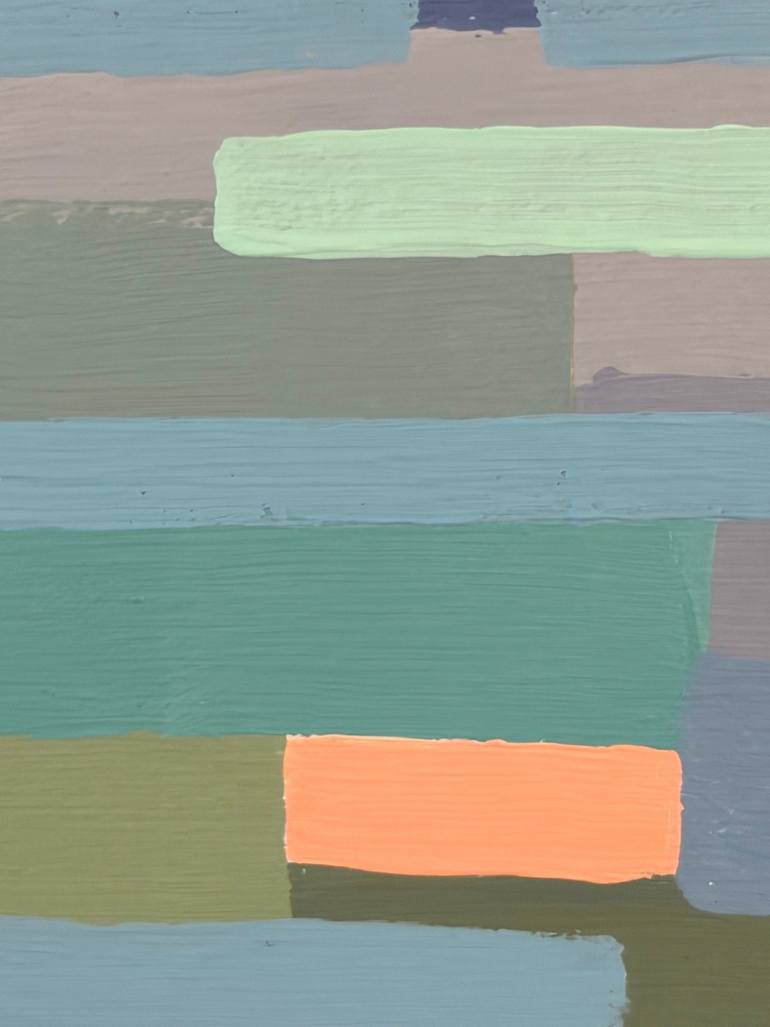 Original Color Field Painting Abstract Painting by Liane Kusters