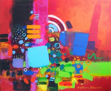 Original Abstract Paintings by Yves-Marie Salanson