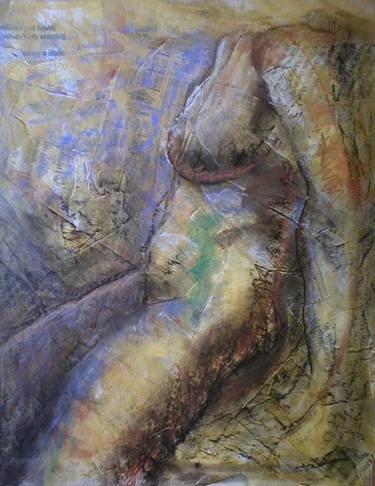 Print of Abstract Expressionism Nude Drawings by Judy Art