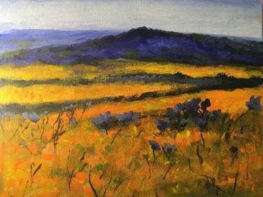 Original Expressionism Landscape Paintings by Judy Art