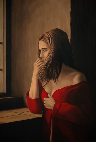 Original Realism Women Paintings by Peter Seminck