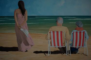 Original Realism People Paintings by Peter Seminck