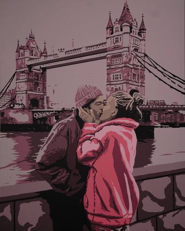 Print of Figurative Love Paintings by Peter Seminck