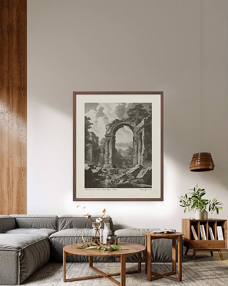 Original Classicism Architecture Printmaking by Magnus Gjoen