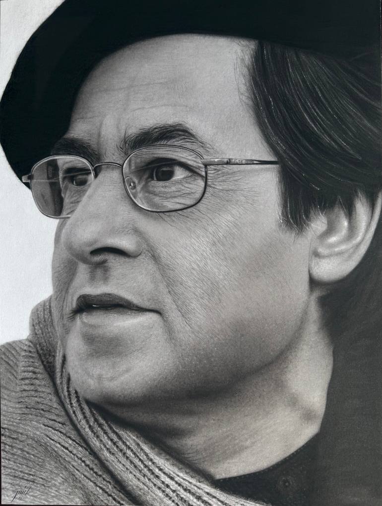Original Realism Men Drawing by Anis Mousazadeh