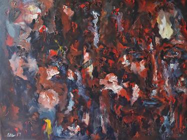 Original Abstract Expressionism Abstract Paintings by Eric Sher