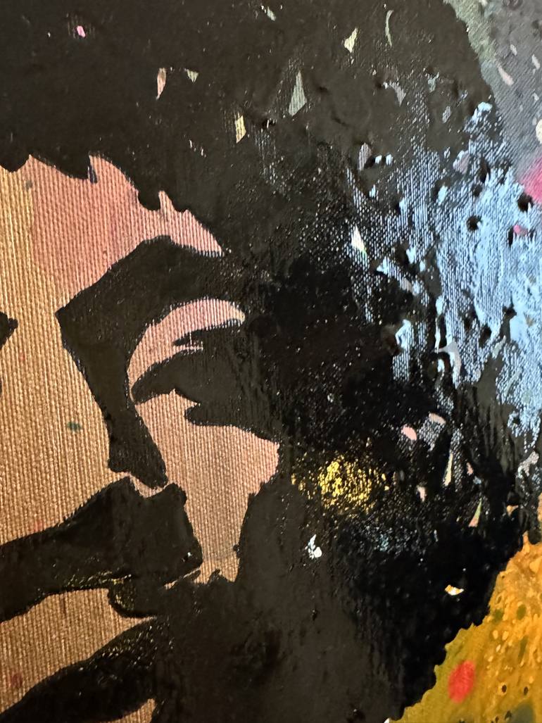 Original Pop Art Music Painting by Maurizio Visconti