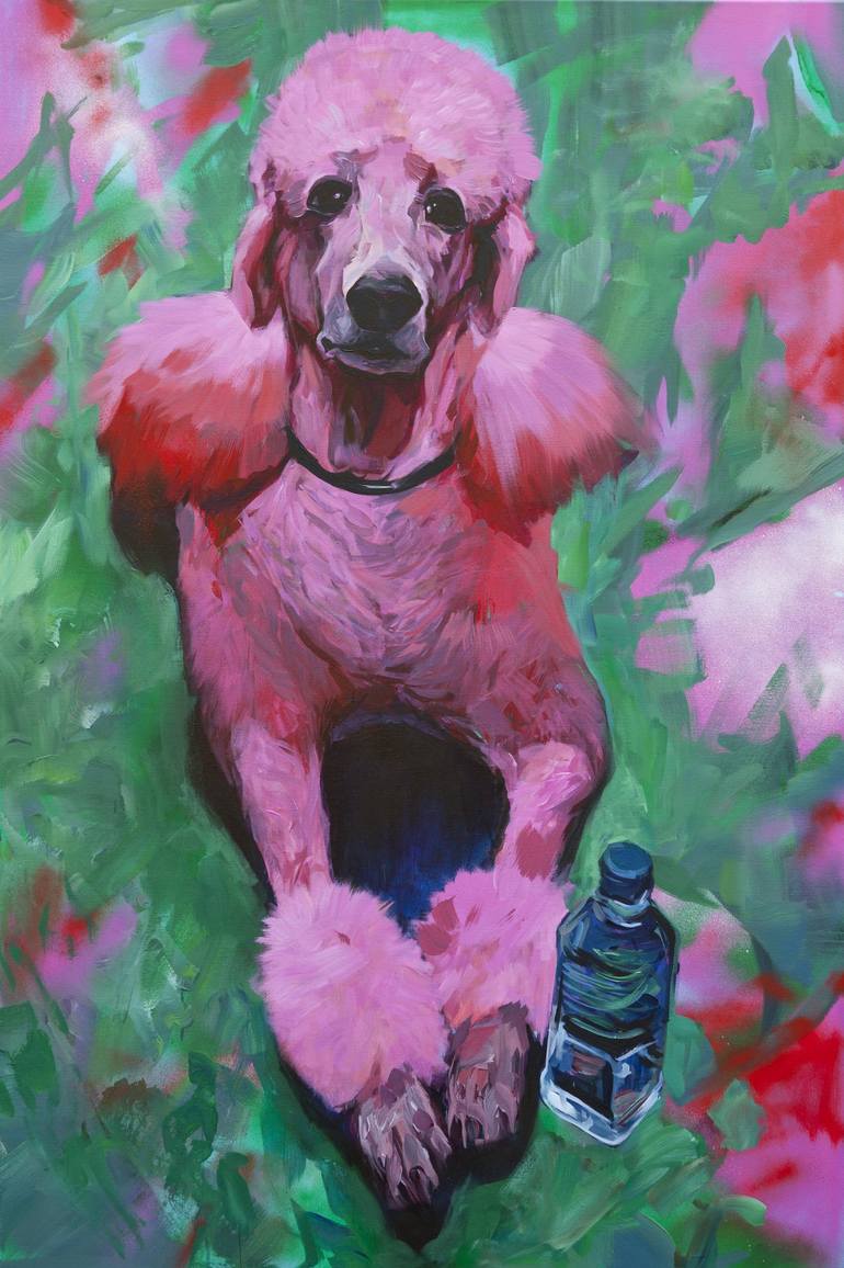 Pink Poodle - Print