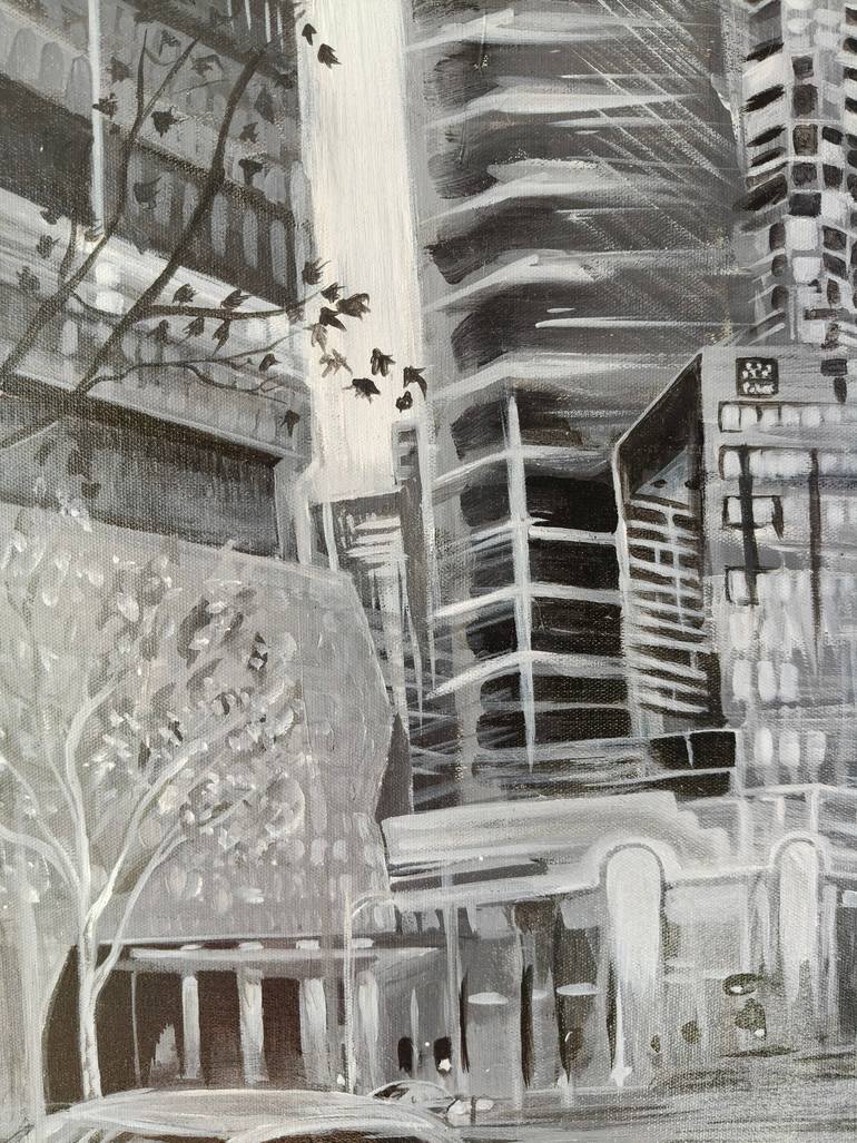 Original Contemporary Architecture Painting by Helena Guina