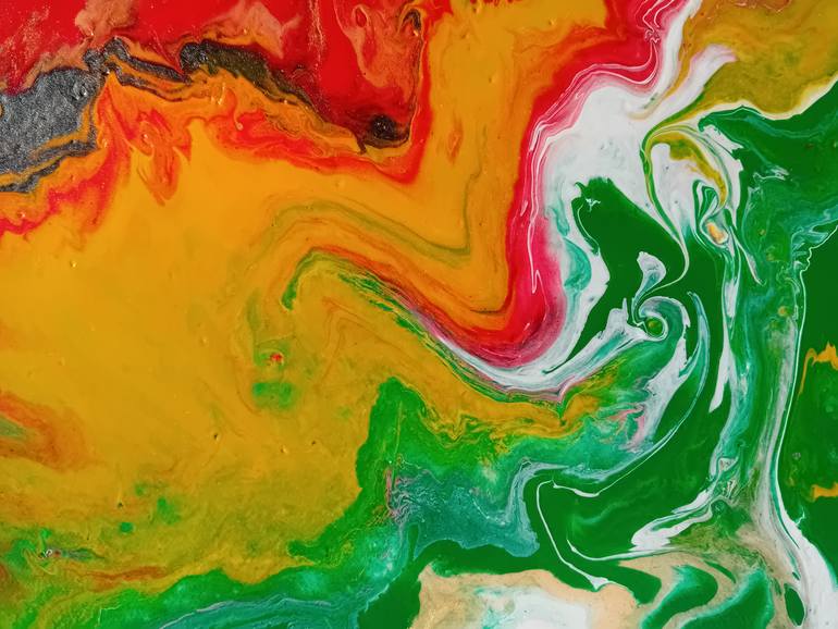 Original Abstract Painting by Aurora Goia
