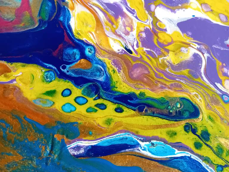 Original Abstract Nature Painting by Aurora Goia