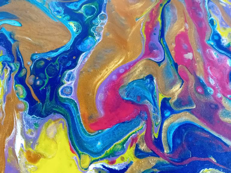 Original Abstract Nature Painting by Aurora Goia