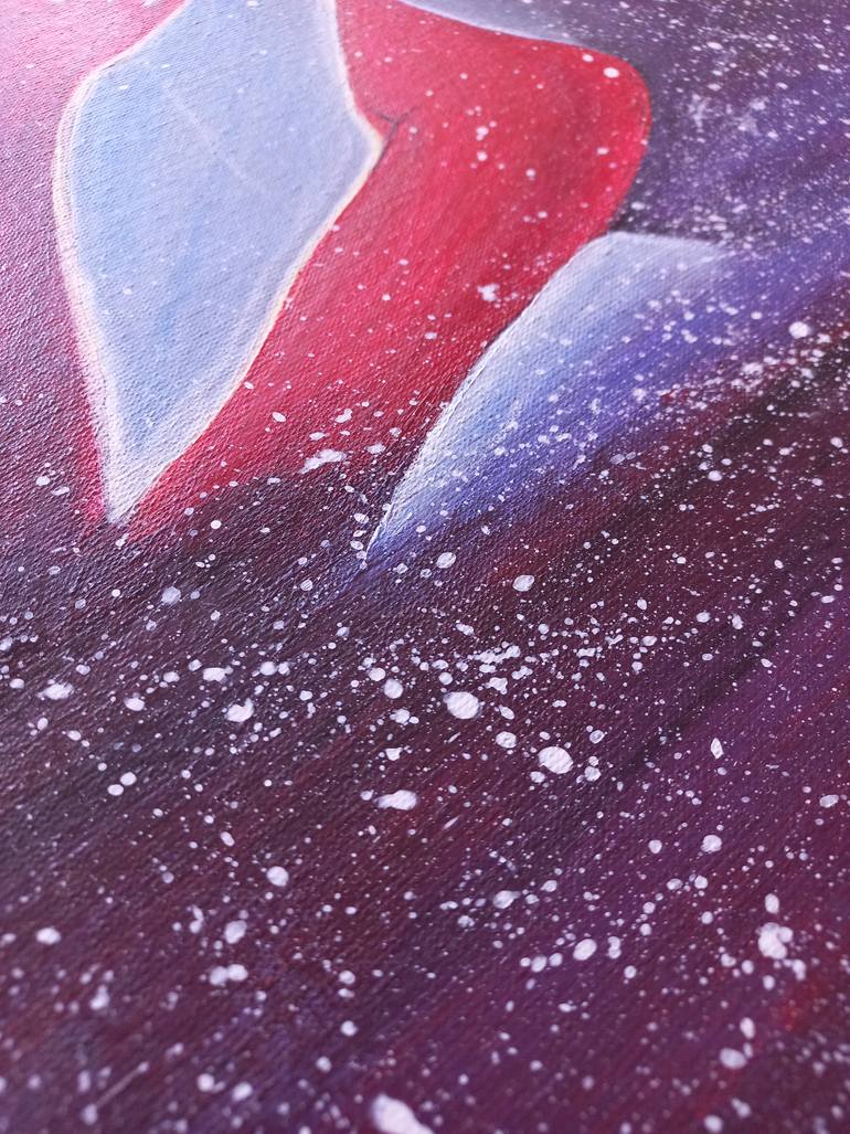 Original Abstract People Painting by Nataliia Mykhailiuk