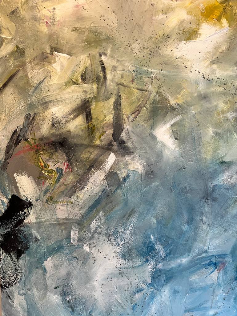 Original Abstract Expressionism Abstract Painting by Morgan Borchardt