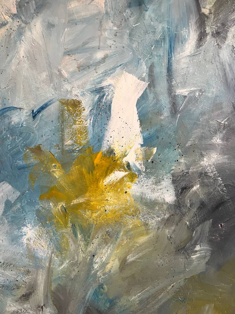Original Abstract Expressionism Abstract Painting by Morgan Borchardt