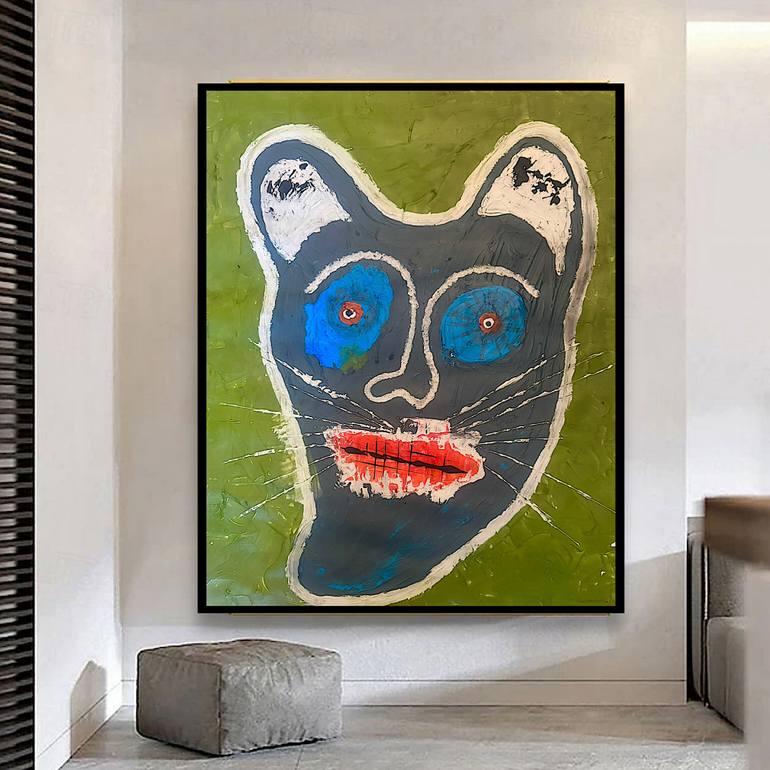 Original Abstract Expressionism Abstract Painting by Ulas Bakir