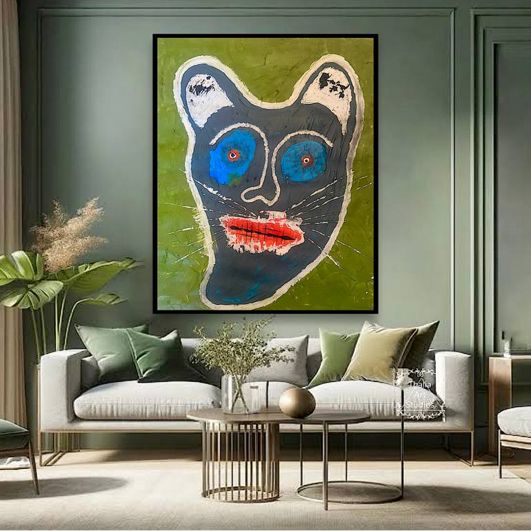 Original Abstract Expressionism Abstract Painting by Ulas Bakir