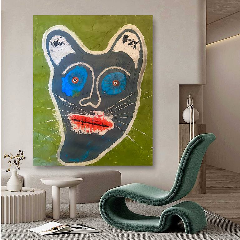 Original Abstract Expressionism Abstract Painting by Ulas Bakir