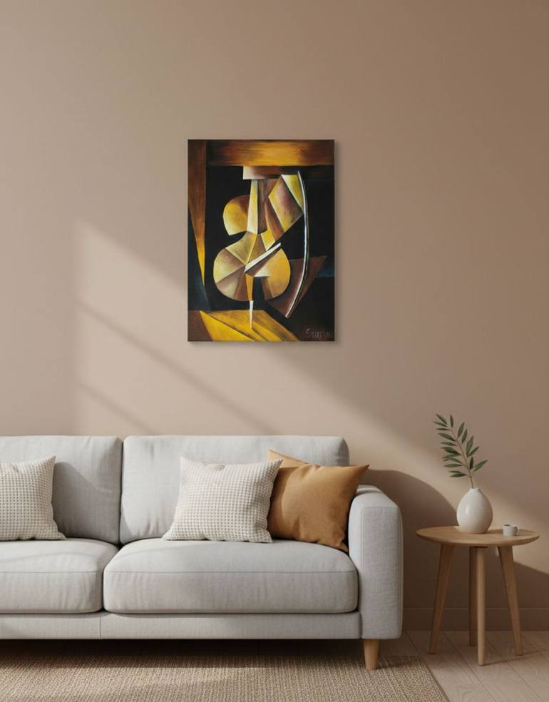 Original Abstract Music Painting by Olena Stupina