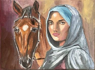 Original Impressionism People Paintings by Aisha Haider