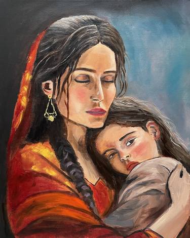 Original Impressionism Portrait Paintings by Aisha Haider