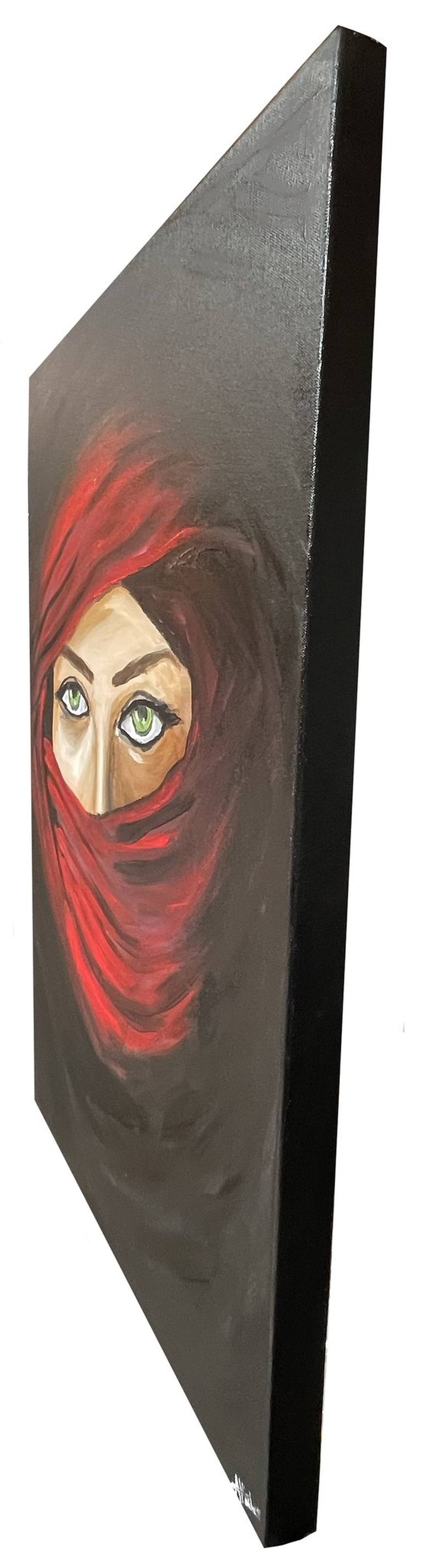 Original Impressionism Women Painting by Aisha Haider