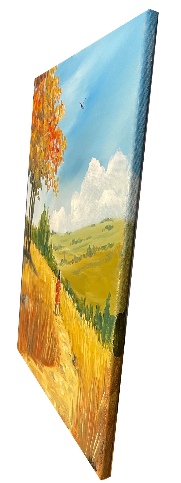 Original Impressionism Landscape Painting by Aisha Haider