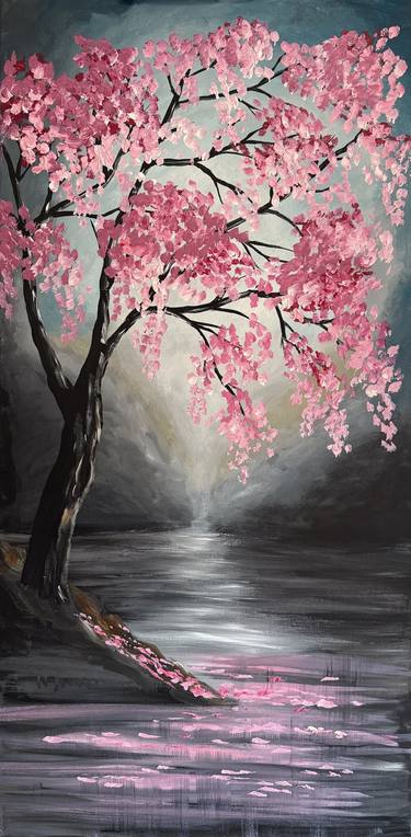 Original Impressionism Botanic Painting by Aisha Haider
