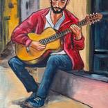 The Street Guitarist by Aisha Haider