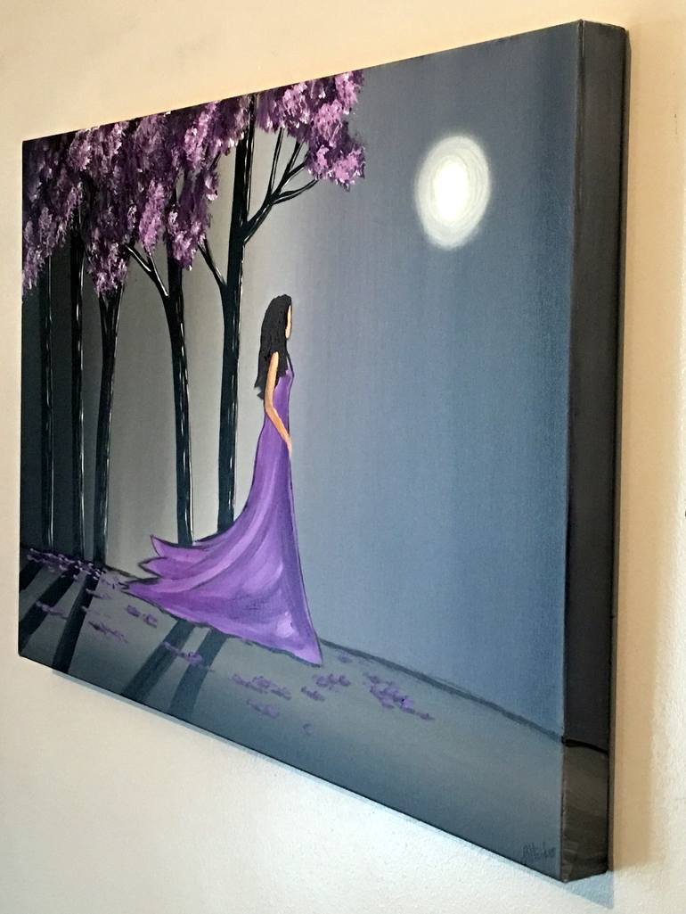 Original Impressionism Fantasy Painting by Aisha Haider