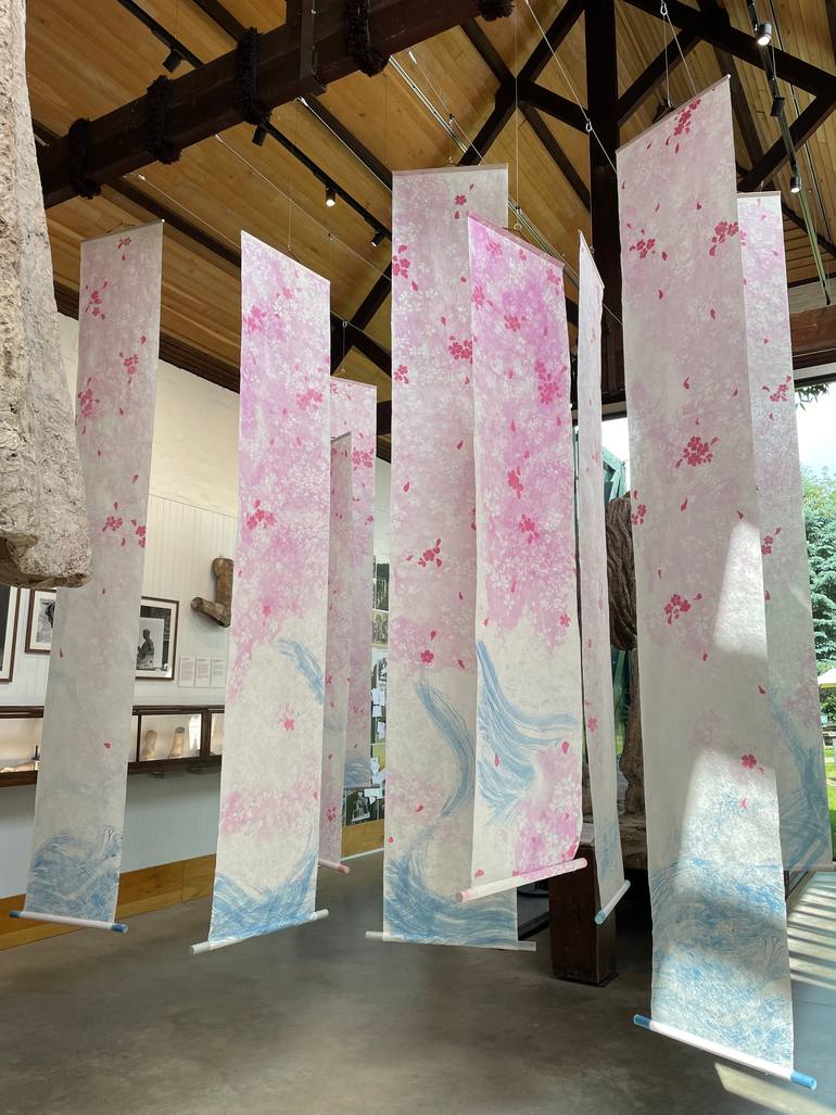 Original Abstract Expressionism Abstract Installation by Hiroko Imada
