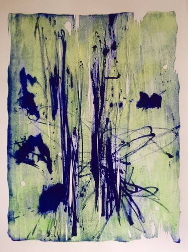 Print of Abstract Nature Printmaking by Hiroko Imada