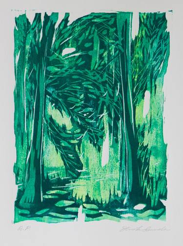 Print of Abstract Nature Printmaking by Hiroko Imada
