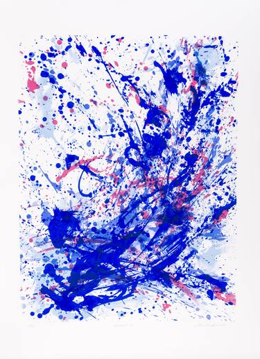 Print of Abstract Expressionism Abstract Printmaking by Hiroko Imada