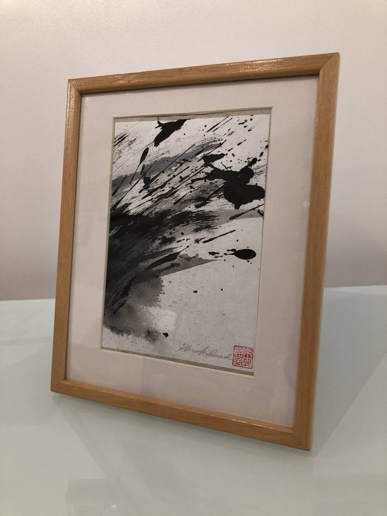 Original Abstract Expressionism Abstract Drawing by Hiroko Imada