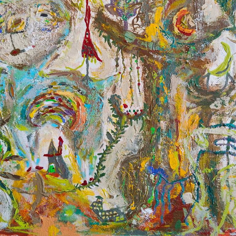 Original Abstract Expressionism Abstract Painting by Yuriko Setsu