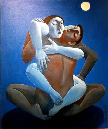 Original Contemporary Erotic Paintings by Bidya Ashok