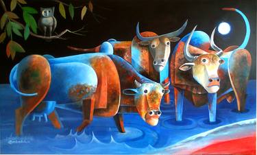 Original Animal Paintings by Bidya Ashok