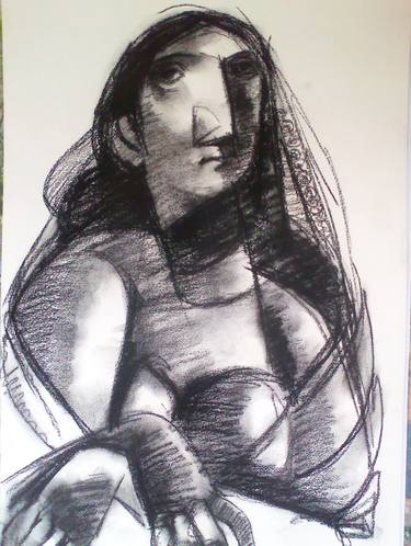 Original Women Drawings by Bidya Ashok