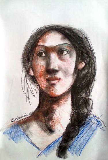 Original Figurative Body Drawings by Bidya Ashok