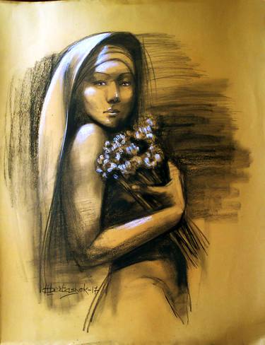 Original Women Drawings by Bidya Ashok