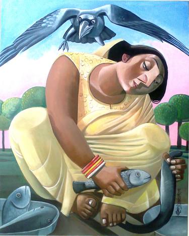 Bengali Paintings | Saatchi Art