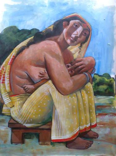 Original Conceptual Women Paintings by Bidya Ashok