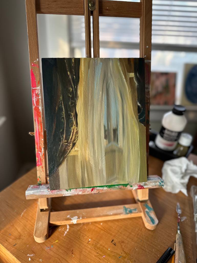Original Conceptual Travel Painting by Gabi Guerra