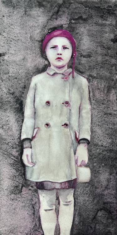 Original Figurative Children Paintings by Sylvia Batycka